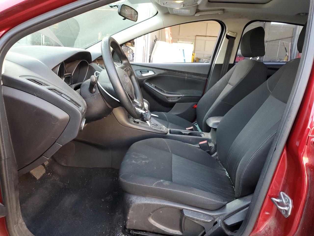 2017 Ford Focus VIN 1FADP3M21HL303508 Copart auction photo, top/roof damage thumbnail 7