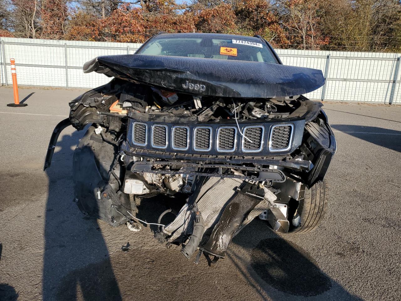 2020 Jeep Compass VIN 3C4NJDCB0LT245914 Copart auction photo, front end damage thumbnail 5