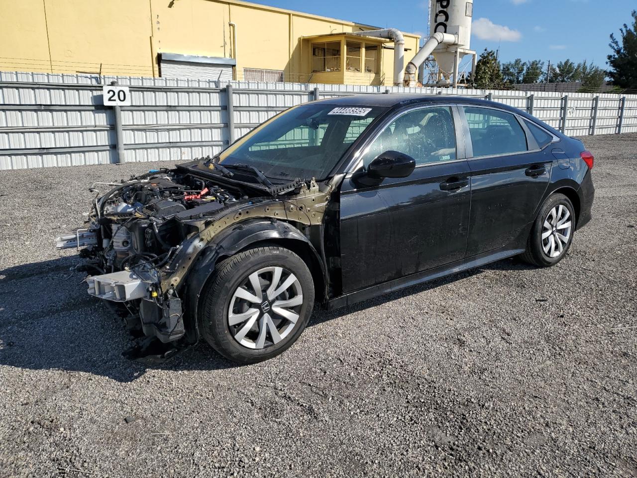 2022 Honda Civic VIN 2HGFE2F24NH584570