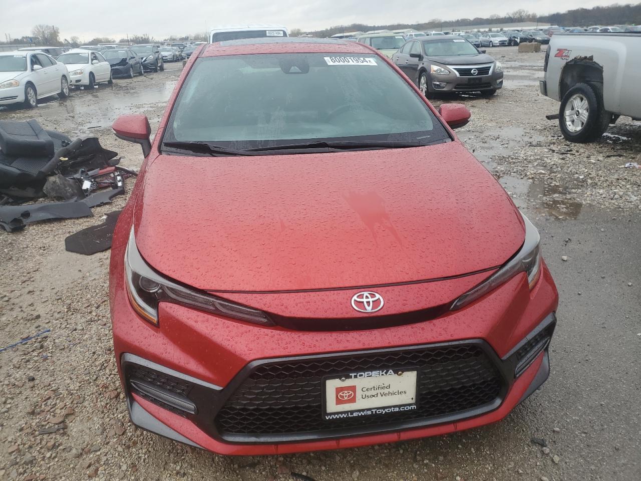 2020 Toyota Corolla VIN JTDT4RCE5LJ037959 Copart auction photo, rear end damage thumbnail 5
