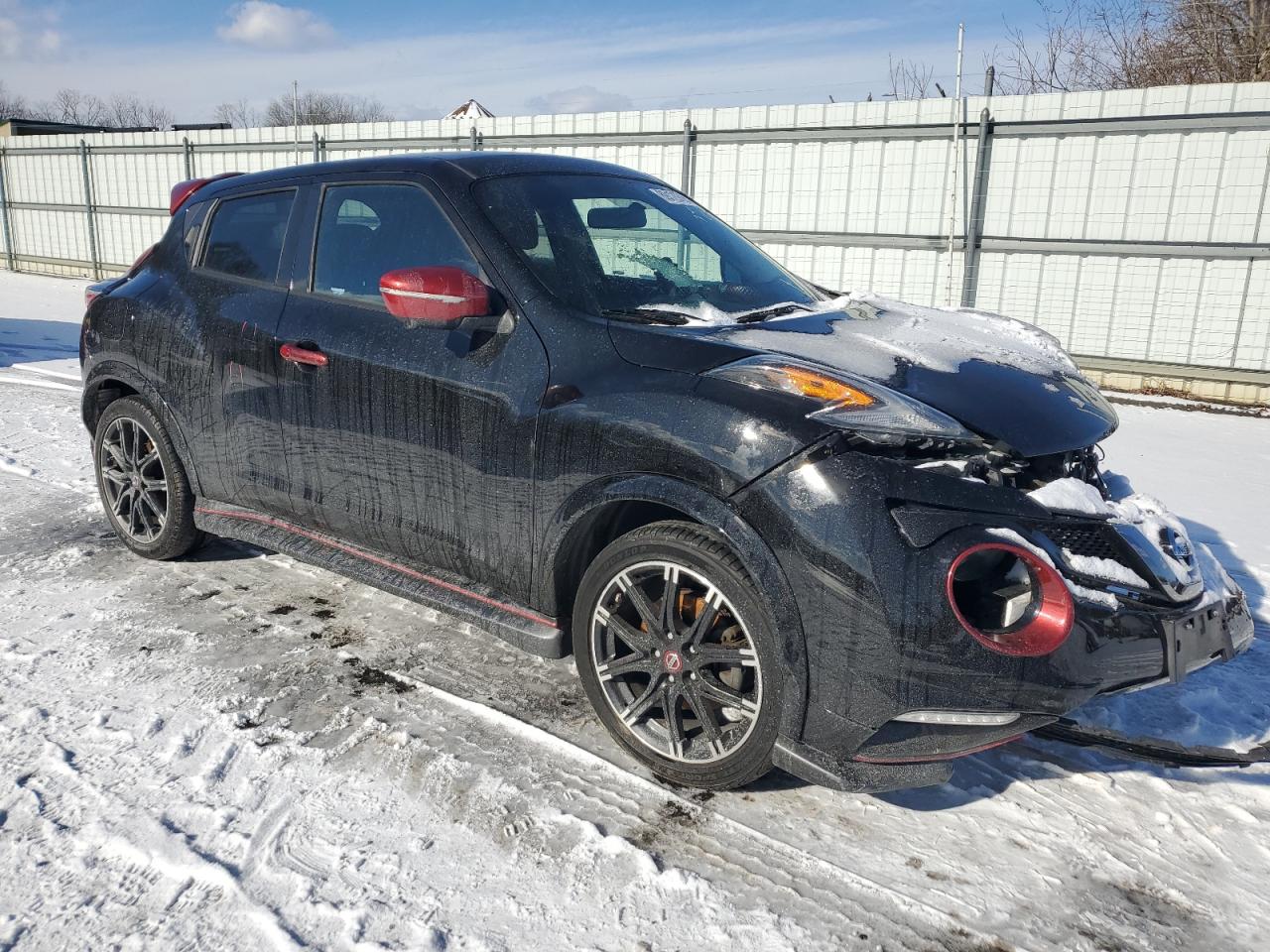2015 Nissan Juke VIN JN8AF5MR1FT511205 Copart auction photo, front end damage thumbnail 4