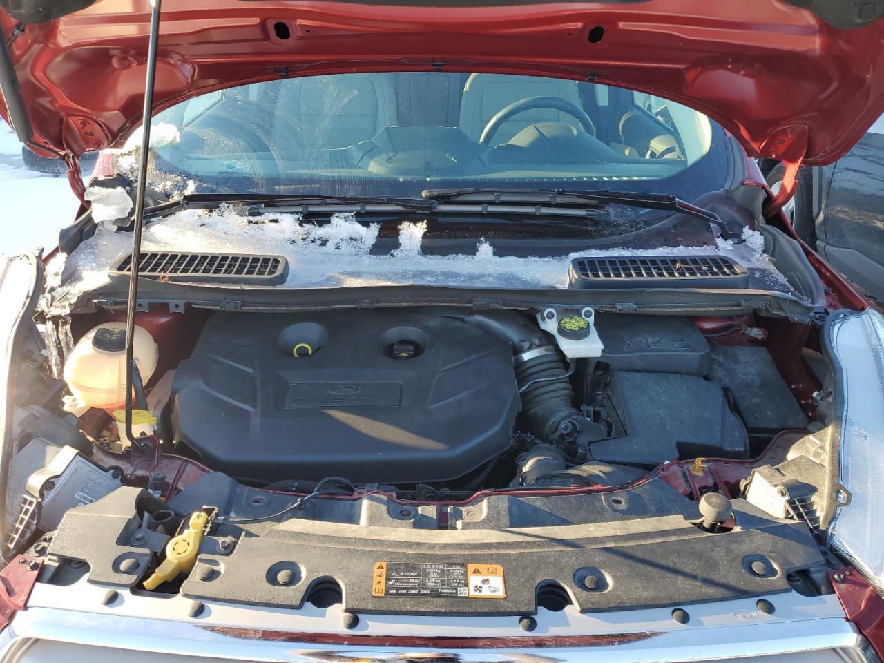 2019 Ford Escape VIN 1FMCU0J91KUA39685 Copart auction photo, front end damage thumbnail 12