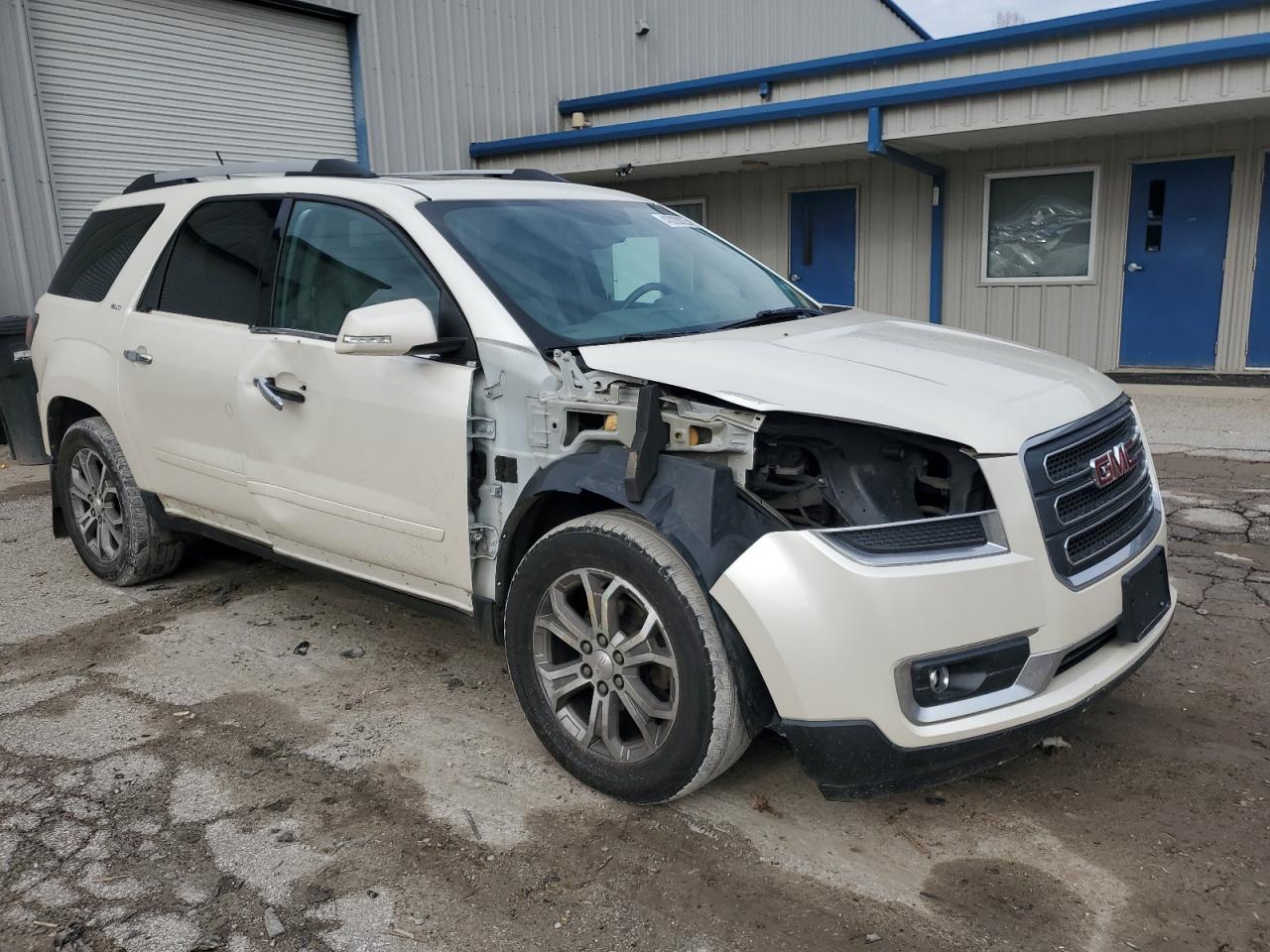 2015 GMC Acadia VIN 1GKKVRKD2FJ271390 Copart auction photo, front end / side damage thumbnail 4