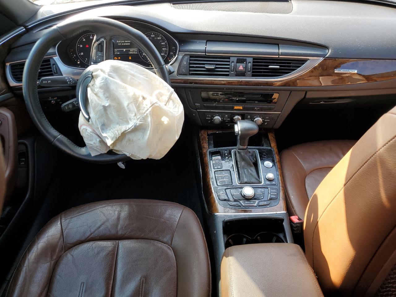 2015 Audi A6 VIN WAUCFAFC5FN008445 Copart auction photo, front end damage thumbnail 8