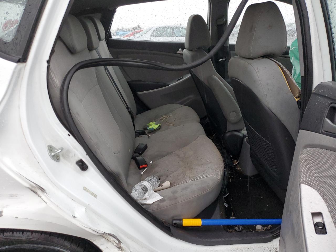 2014 Hyundai Accent VIN KMHCT5AE3EU193817 Copart auction photo, front end / side damage thumbnail 10