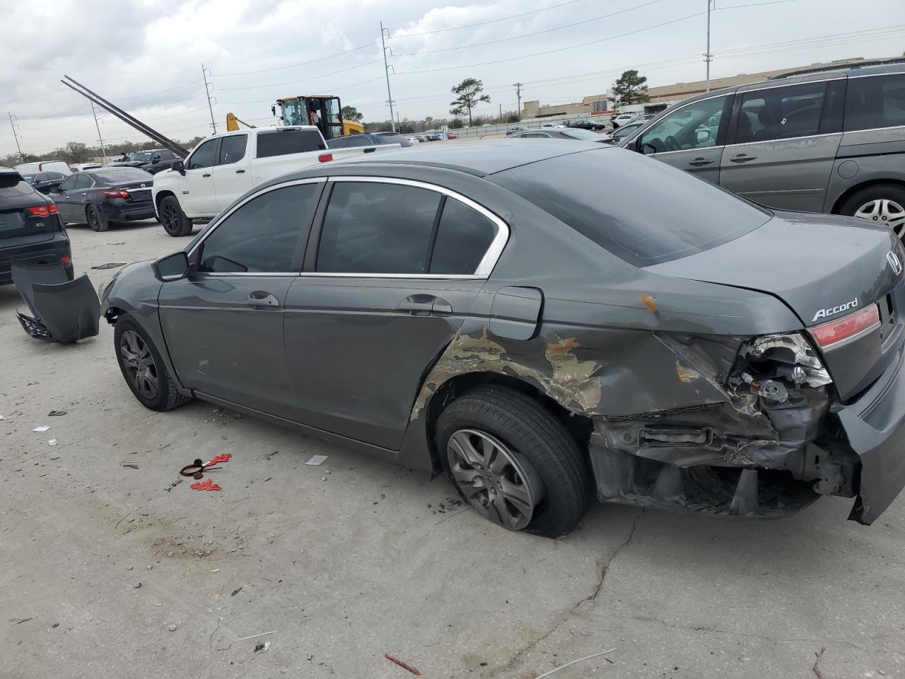 2012 Honda Accord VIN 1HGCP2F63CA071144 Copart auction photo, all over damage thumbnail 2