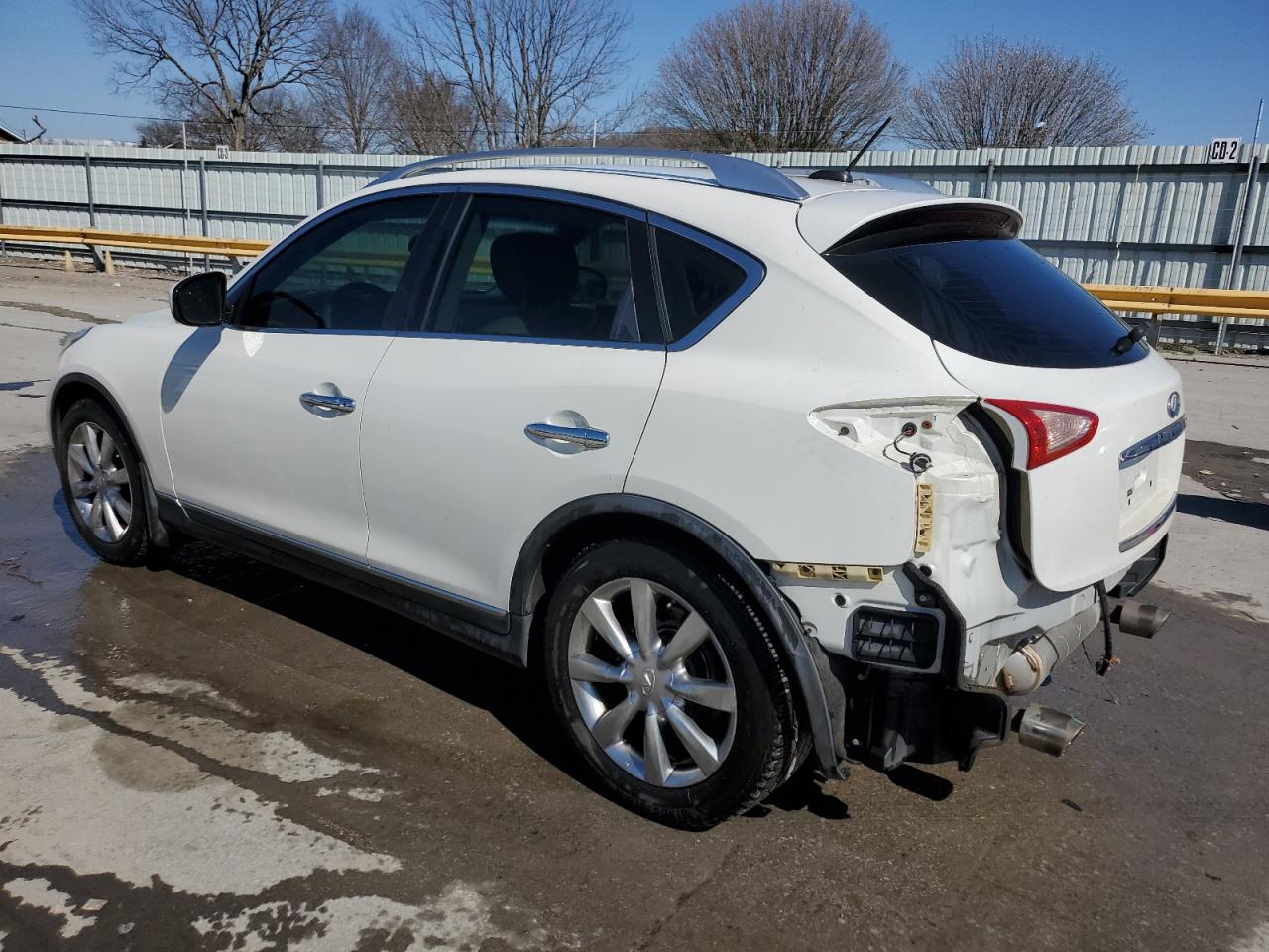 2011 Infiniti EX VIN JN1AJ0HP7BM801591 Copart auction photo, rear end / minor dent/scratches damage thumbnail 2