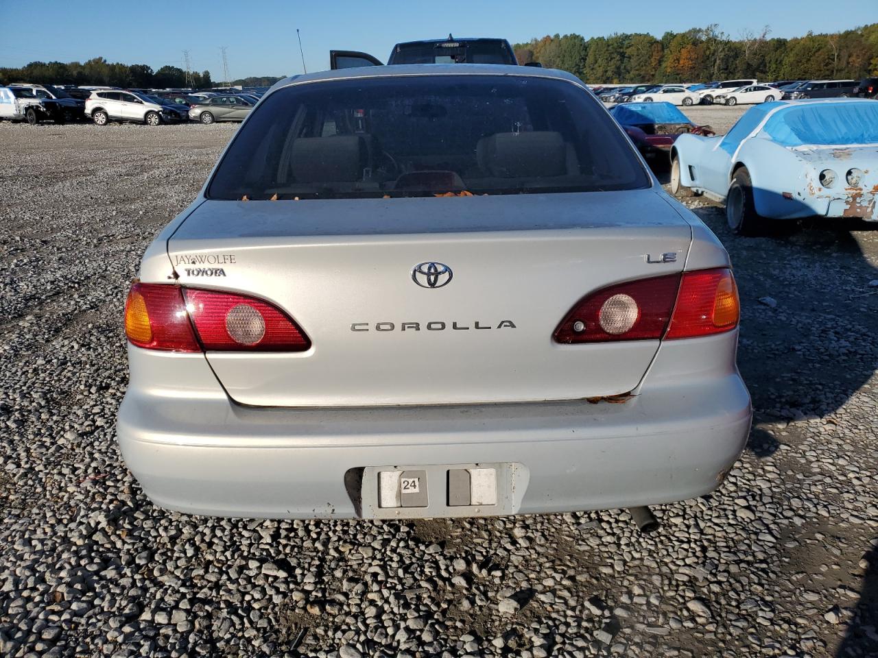 2002 Toyota Corolla VIN 1NXBR12EX2Z593063 Copart auction photo, side damage thumbnail 6