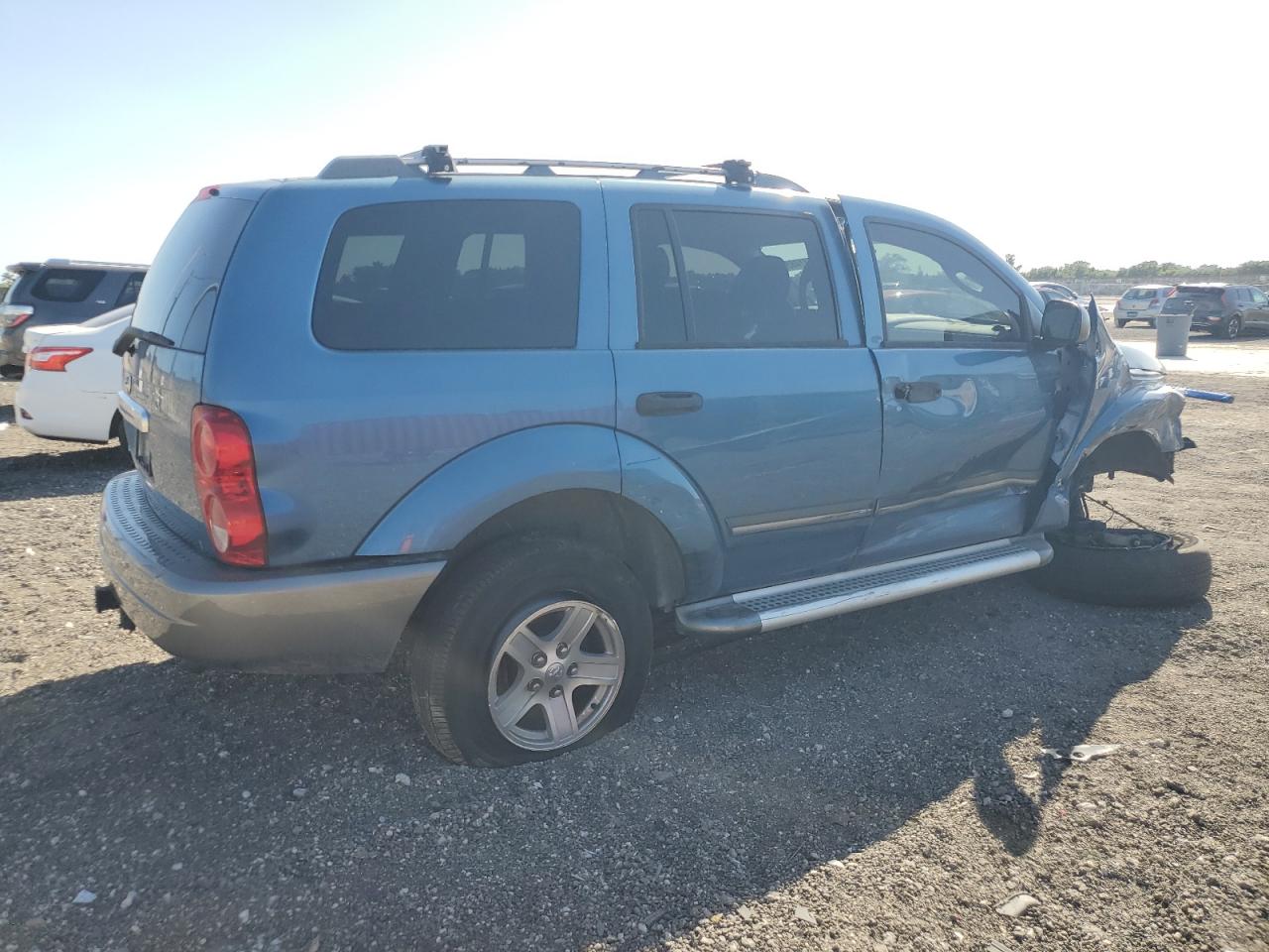 2005 Dodge Durango VIN 1D4HD48N55F605282 Copart auction photo, all over damage thumbnail 3