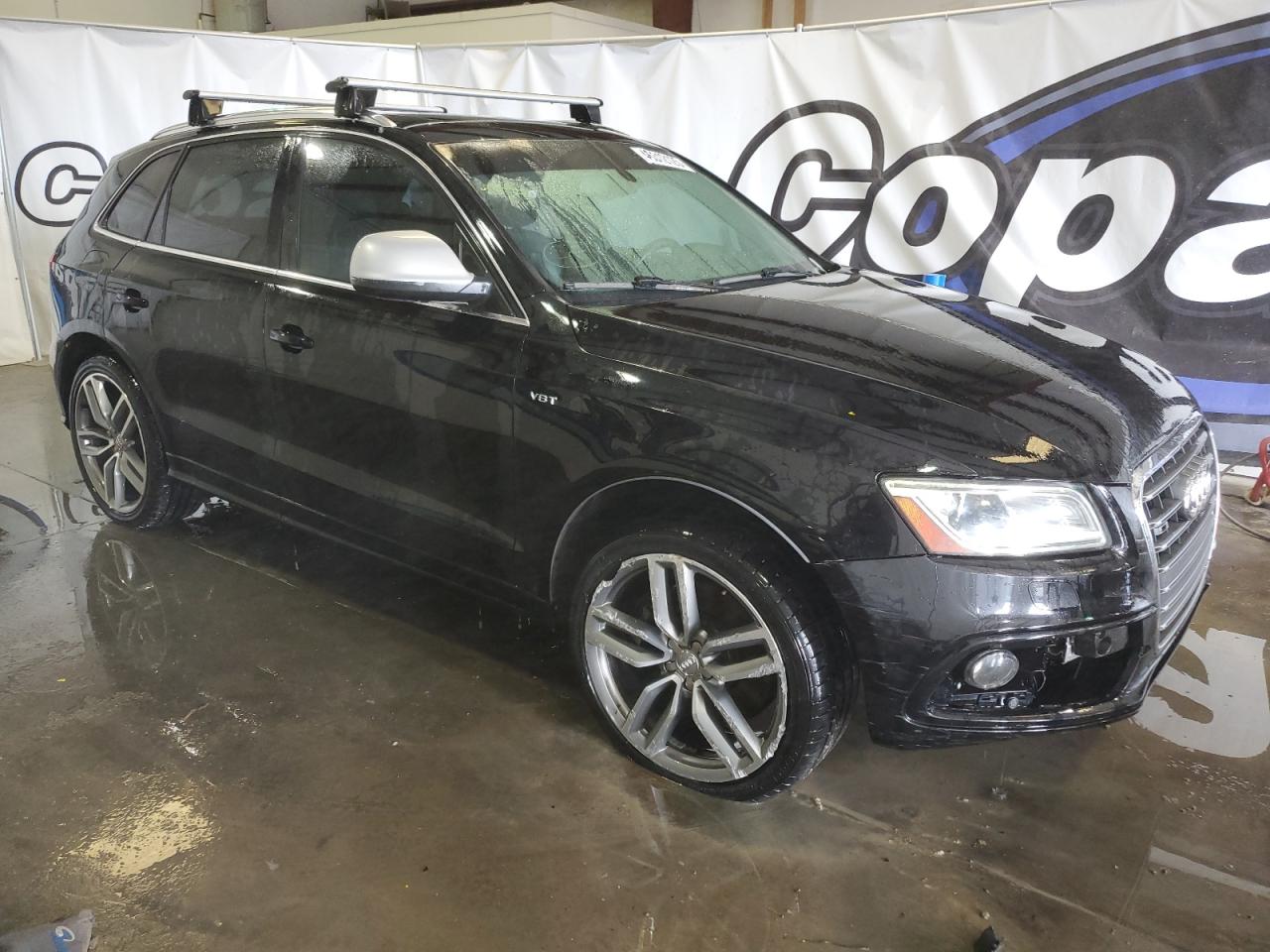 2014 Audi SQ5 VIN WA1CGAFP8EA057710 Copart auction photo, side damage thumbnail 4
