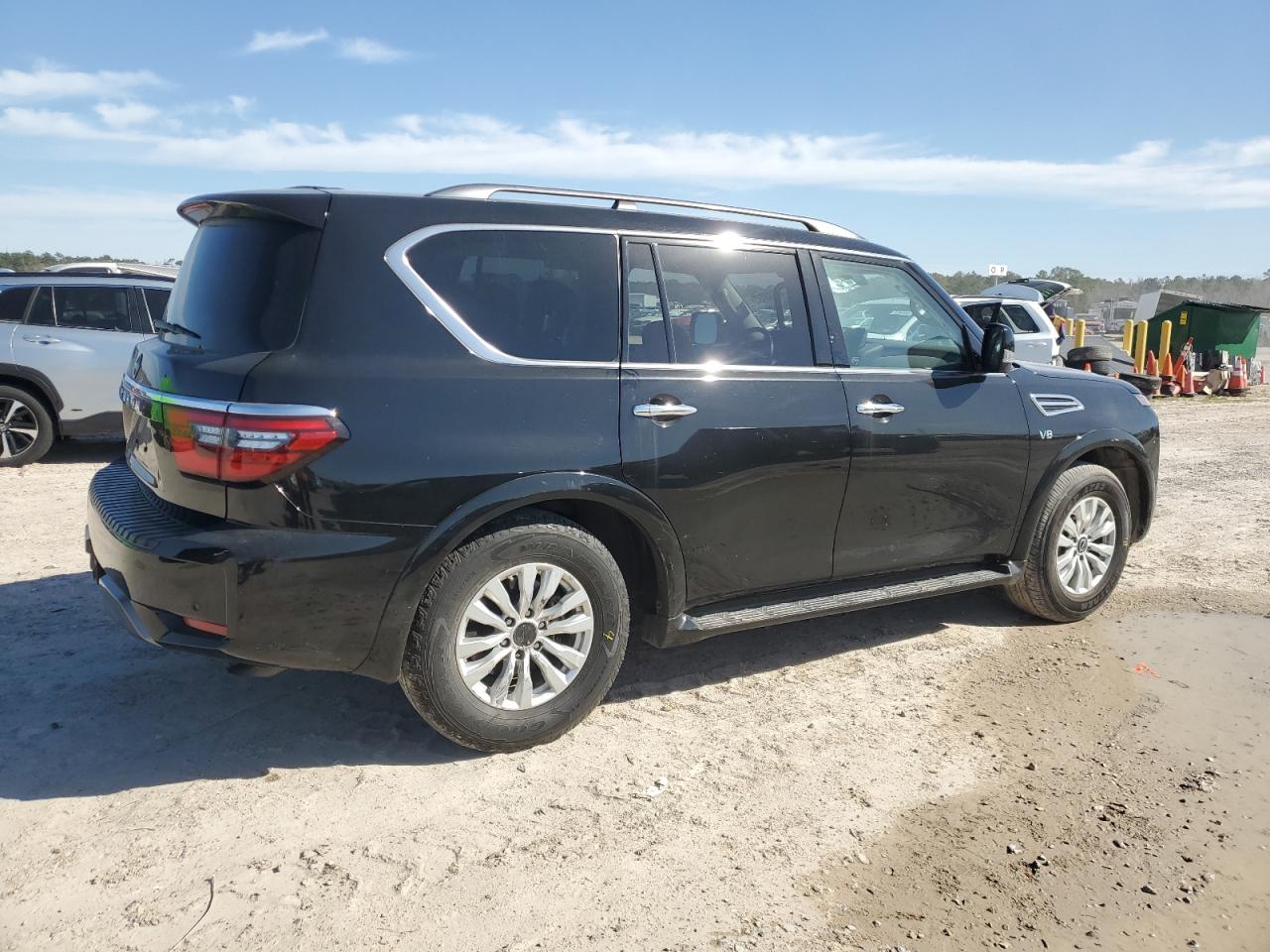 2021 Nissan Armada VIN JN8AY2AD7M9661699 Copart auction photo, front end / side damage thumbnail 3