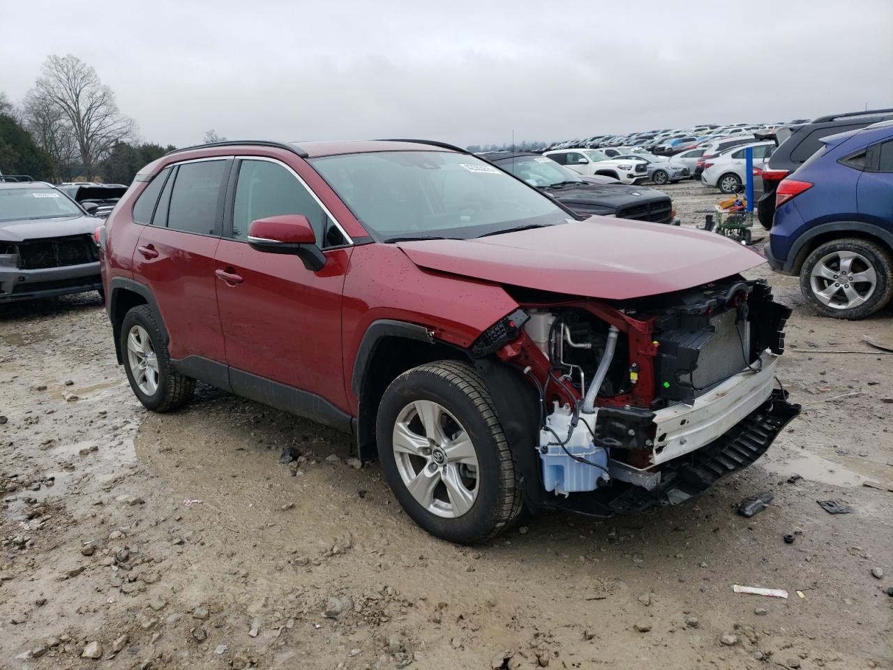 2020 Toyota RAV 4 VIN 2T3P1RFV5LC131896 Copart auction photo, front end / minor dent/scratches damage thumbnail 4