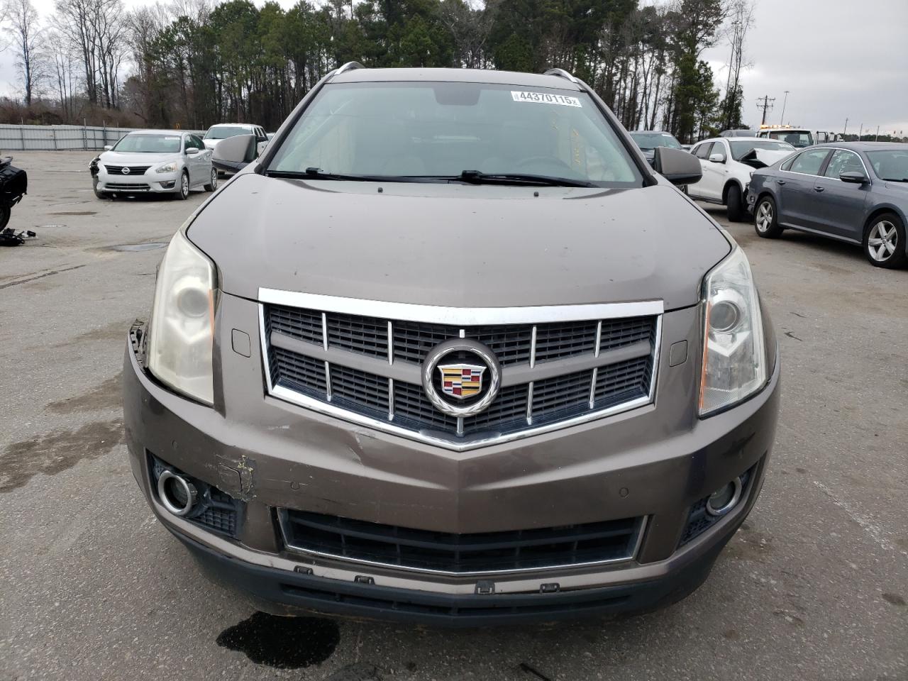 2011 Cadillac SRX VIN 3GYFNCEY9BS614370 Copart auction photo, rear end / front end damage thumbnail 5