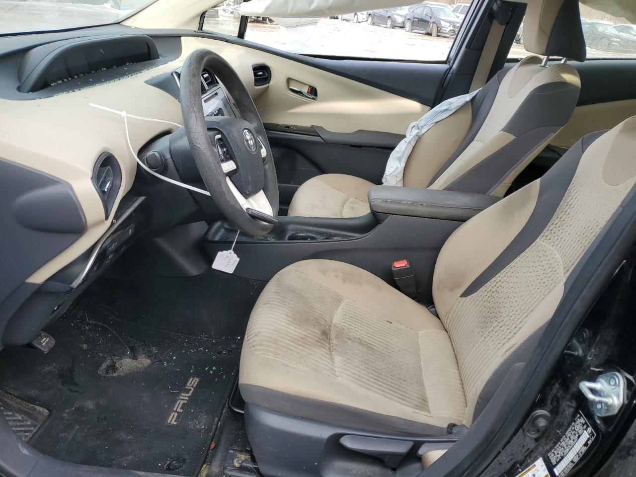 2017 Toyota Prius VIN JTDKBRFUXH3544047 Copart auction photo, side damage thumbnail 7