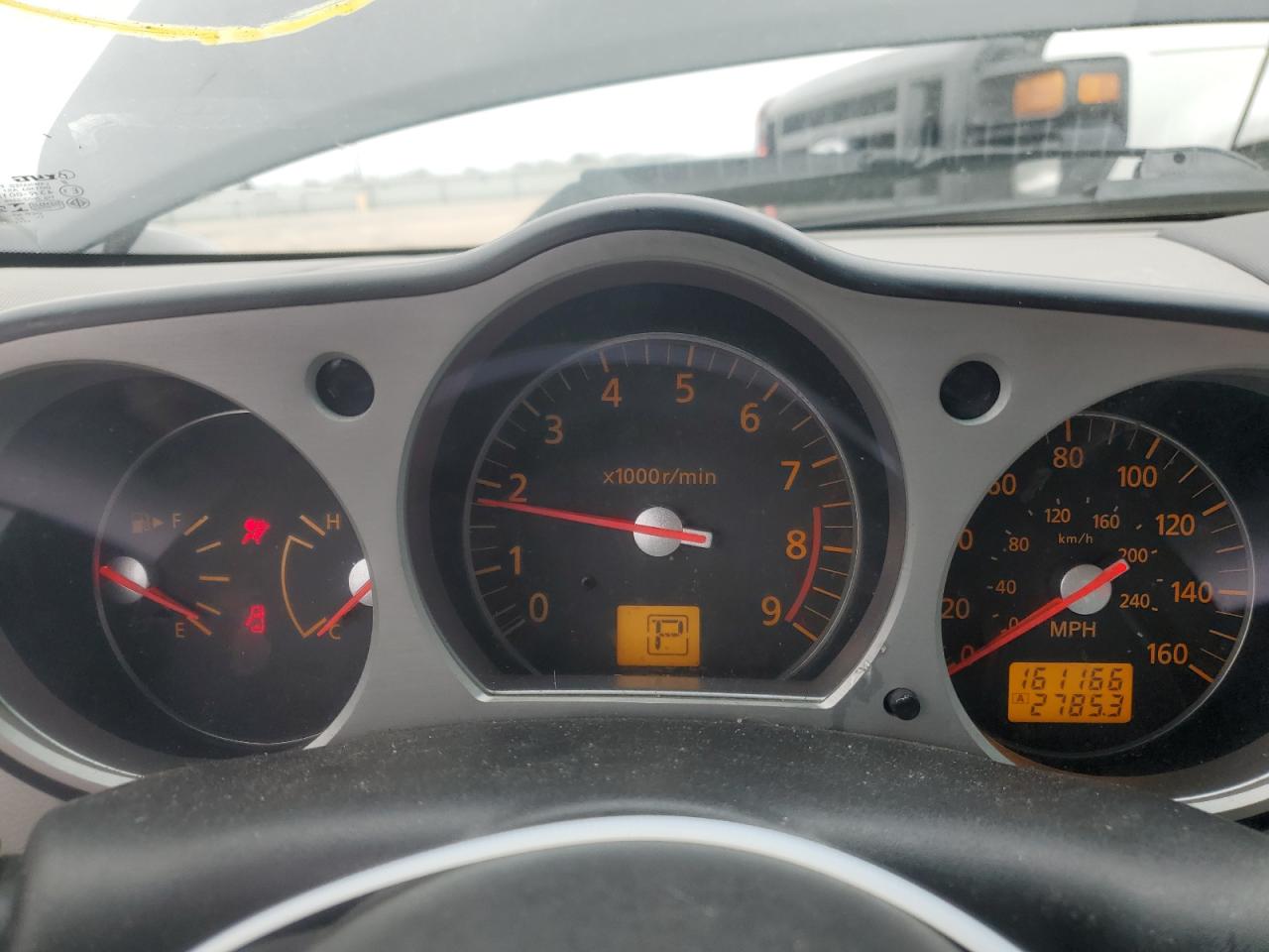 2007 Nissan 350Z VIN JN1BZ34E67M550184 Copart auction photo, all over damage thumbnail 9
