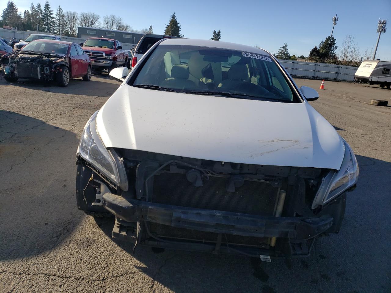 2017 Hyundai Sonata VIN 5NPE24AF3HH569675 Copart auction photo, rear end damage thumbnail 5