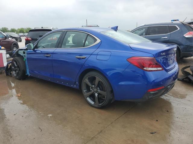 2019 Genesis G70 VIN KMTG44LA9KU031310 Copart auction photo, front end damage thumbnail 2