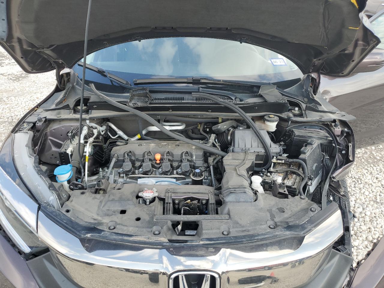 2021 Honda HR-V VIN 3CZRU5H50MM731730 Copart auction photo, front end / side damage thumbnail 12