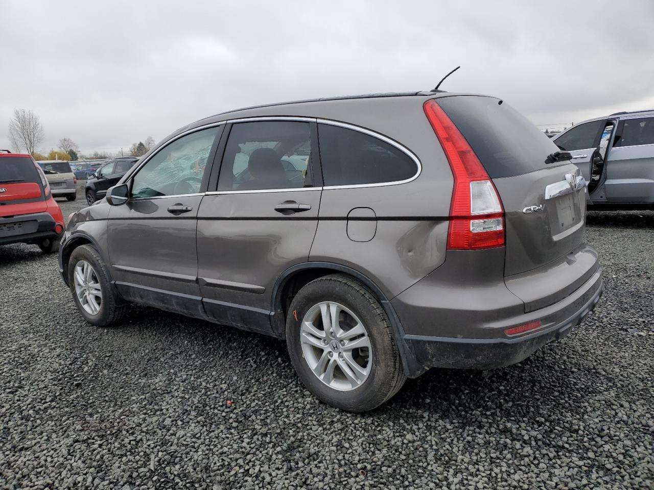 2010 Honda CR-V VIN 5J6RE4H73AL044294 Copart auction photo, front end / side damage thumbnail 2