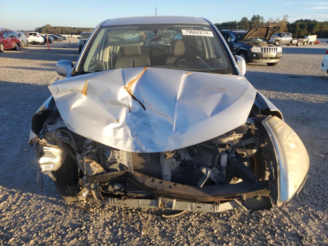 2009 Nissan Versa VIN 3N1BC13E79L408415 Copart auction photo, front end damage thumbnail 5