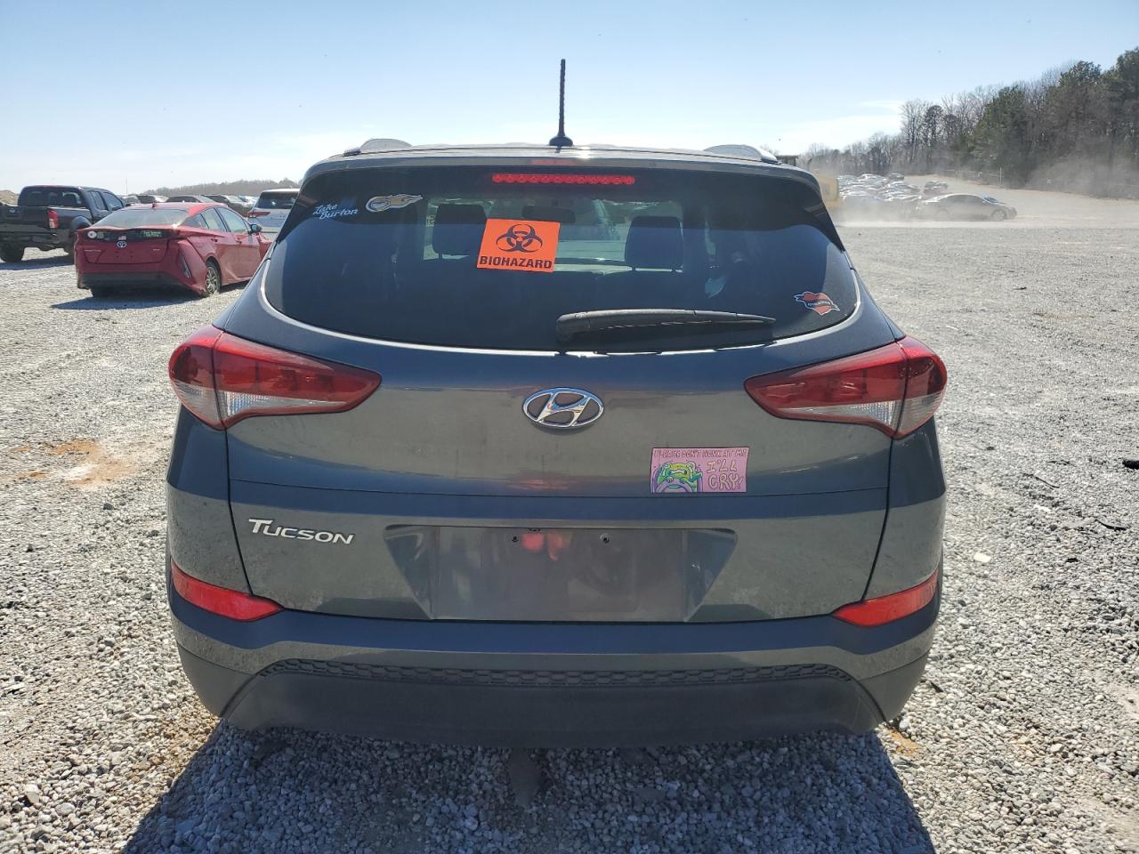 2017 Hyundai Tucson VIN KM8J33A48HU492646 Copart auction photo, front end / mechanical damage thumbnail 6