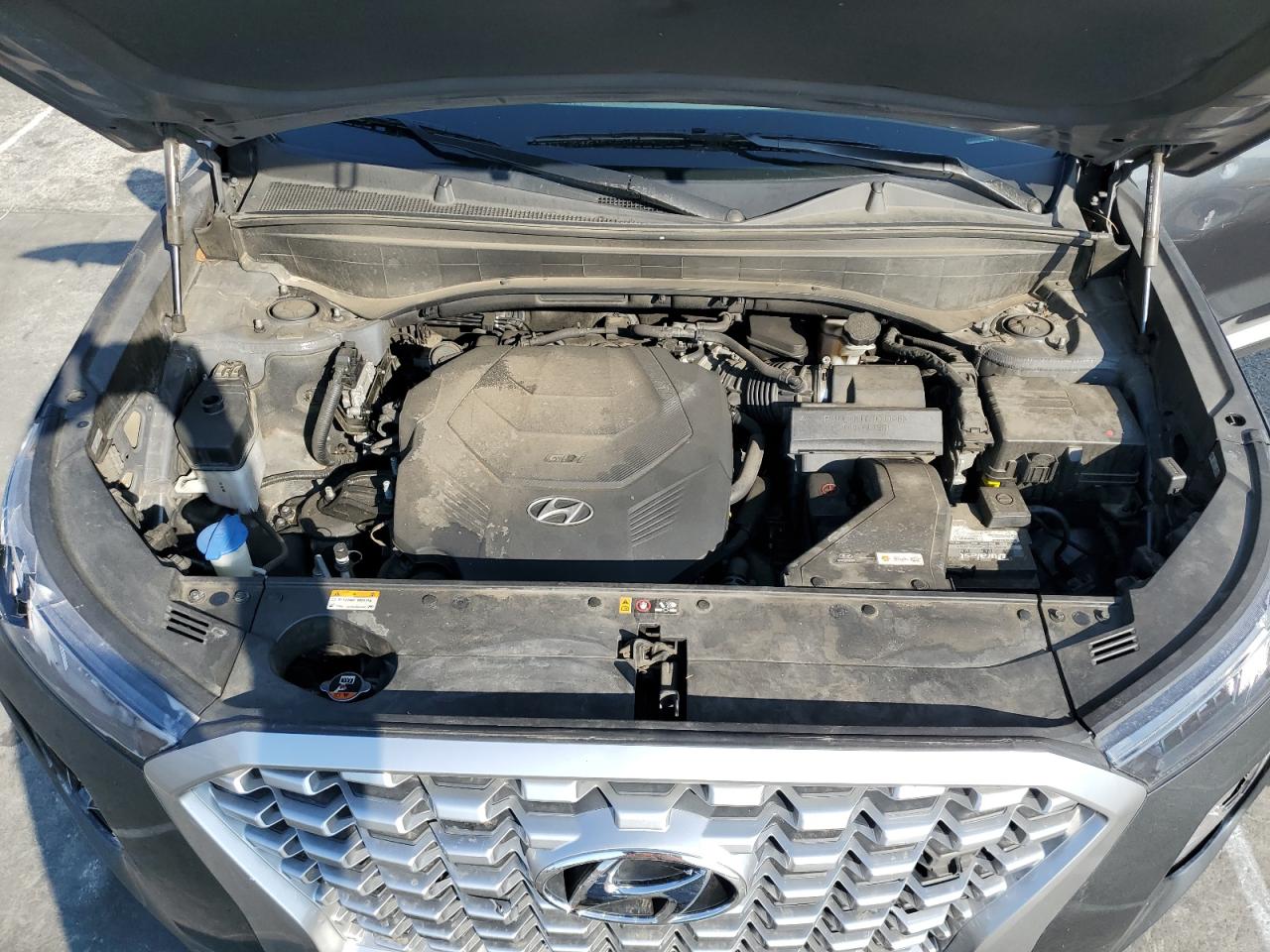 2021 Hyundai Palisade VIN KM8R24HE9MU175074 Copart auction photo, vandalism / front end damage thumbnail 12