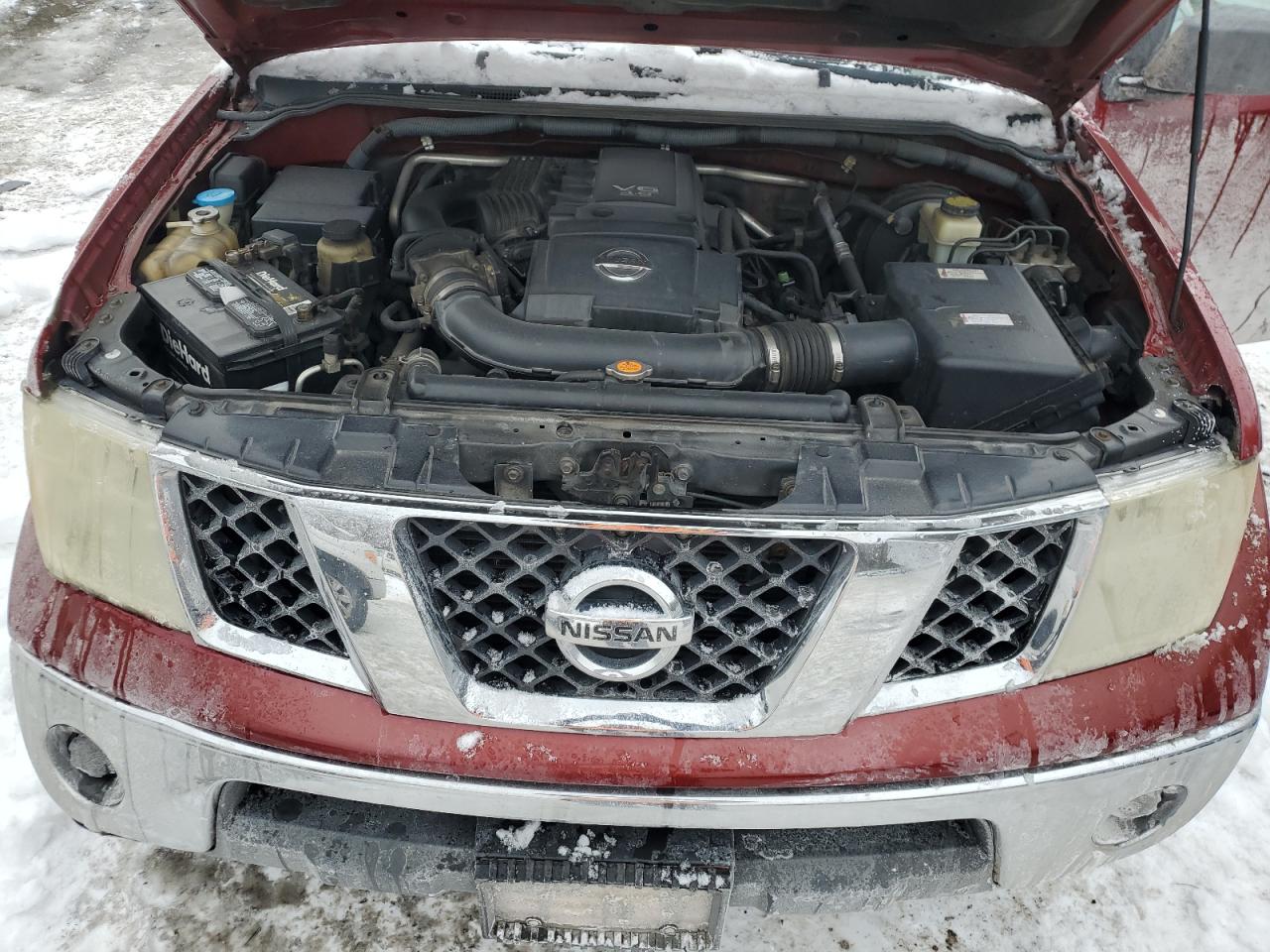2007 Nissan Navara (Frontier) VIN 1N6AD07W87C448043 Copart auction photo, front end damage thumbnail 11