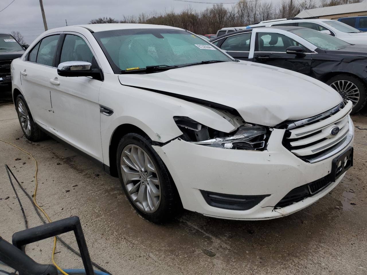2014 Ford Taurus VIN 1FAHP2F8XEG180003 Copart auction photo, front end / side damage thumbnail 4