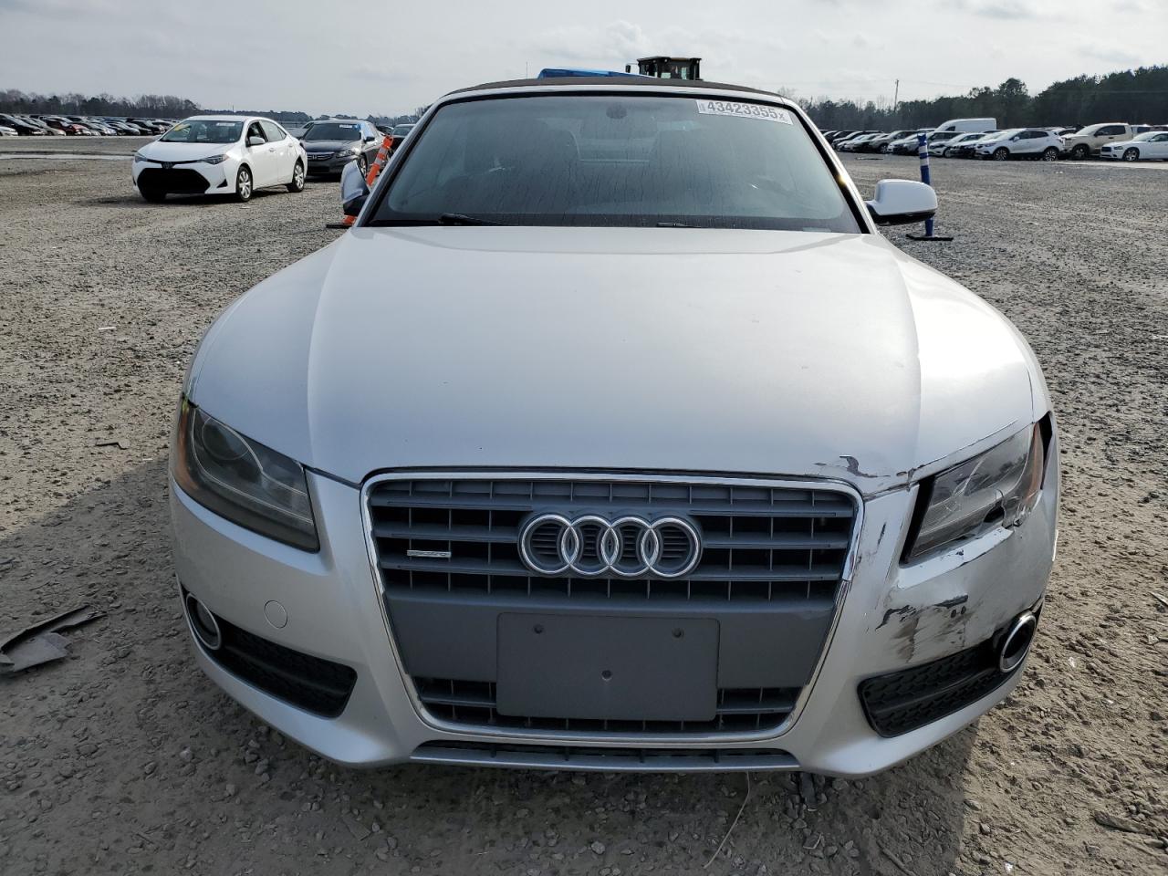 2010 Audi A5 VIN WAULFAFHXAN019610 Copart auction photo, front end damage thumbnail 5