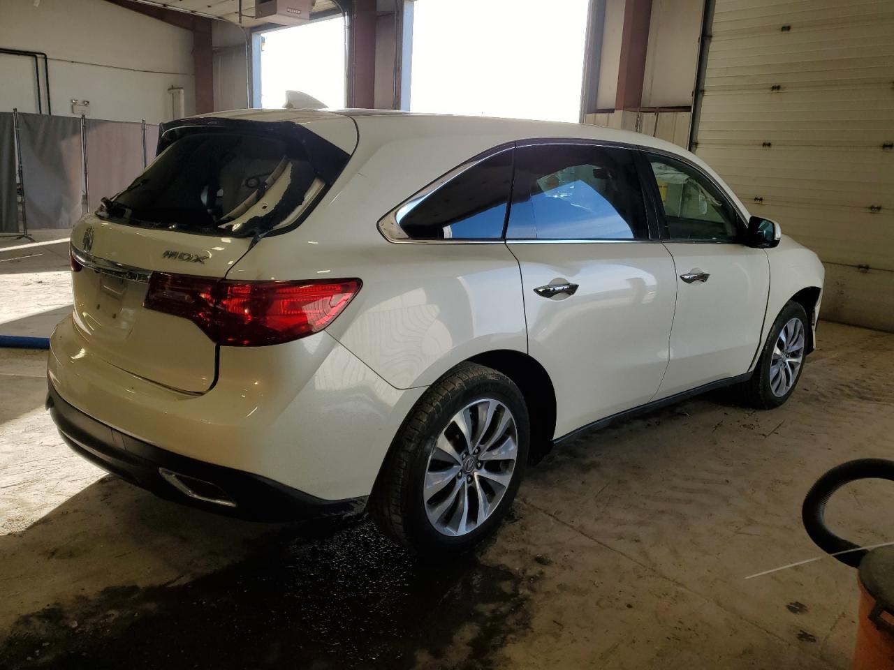 2016 Acura MDX VIN 5FRYD3H46GB017086 Copart auction photo, rear end / front end damage thumbnail 3