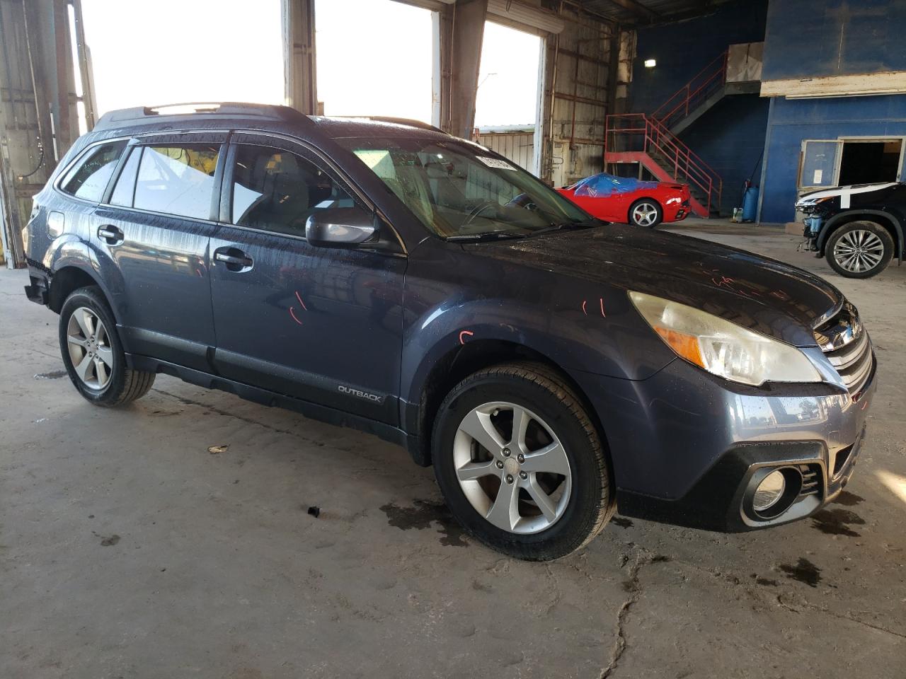 2014 Subaru Outback VIN 4S4BRCCC1E3293222 Copart auction photo, rear end damage thumbnail 4