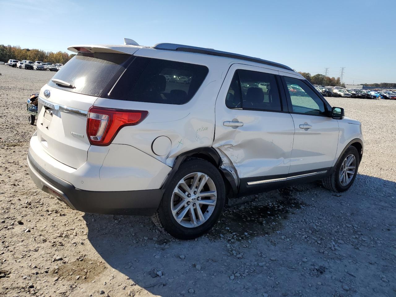 2016 Ford Explorer VIN 1FM5K7DH2GGA97207 Copart auction photo, side damage thumbnail 3