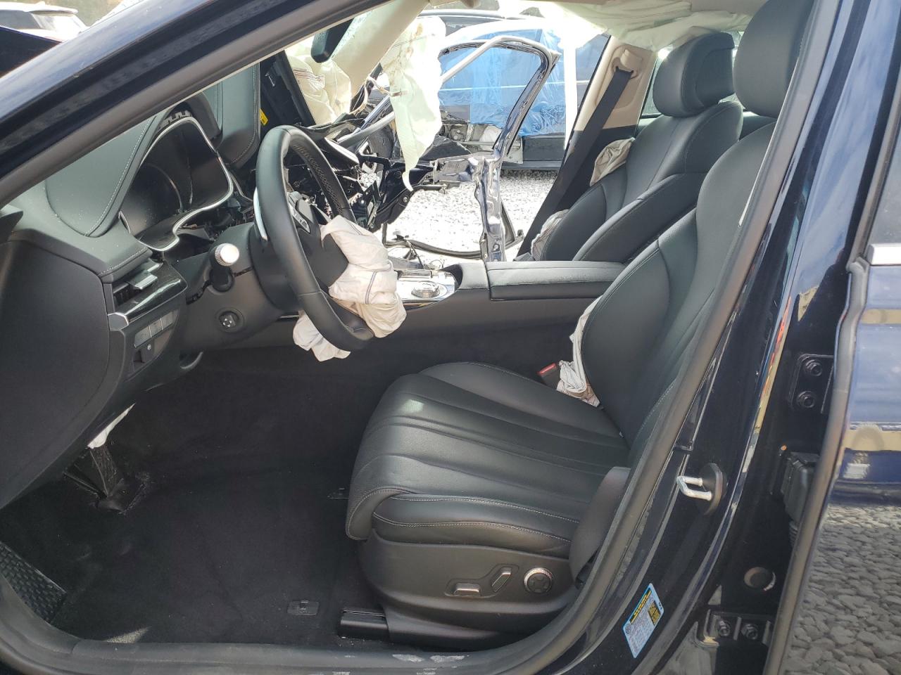 2023 Genesis G80 VIN KMTGB4SC6PU149802 Copart auction photo, all over damage thumbnail 7