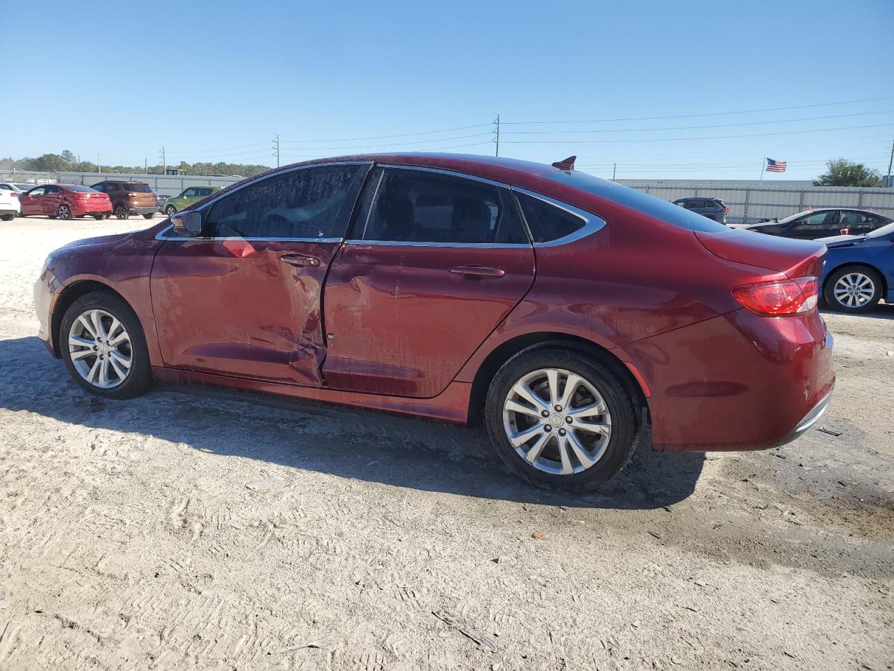 2016 Chrysler 200 VIN 1C3CCCAB1GN178846 Copart auction photo, side / minor dent/scratches damage thumbnail 2