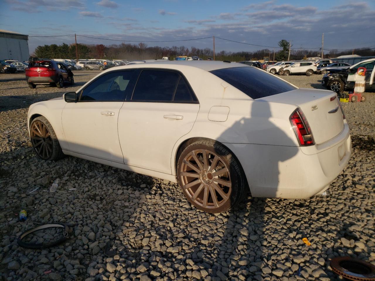 2014 Chrysler 300 VIN 2C3CCABG9EH341733 Copart auction photo, side / undercarriage damage thumbnail 2