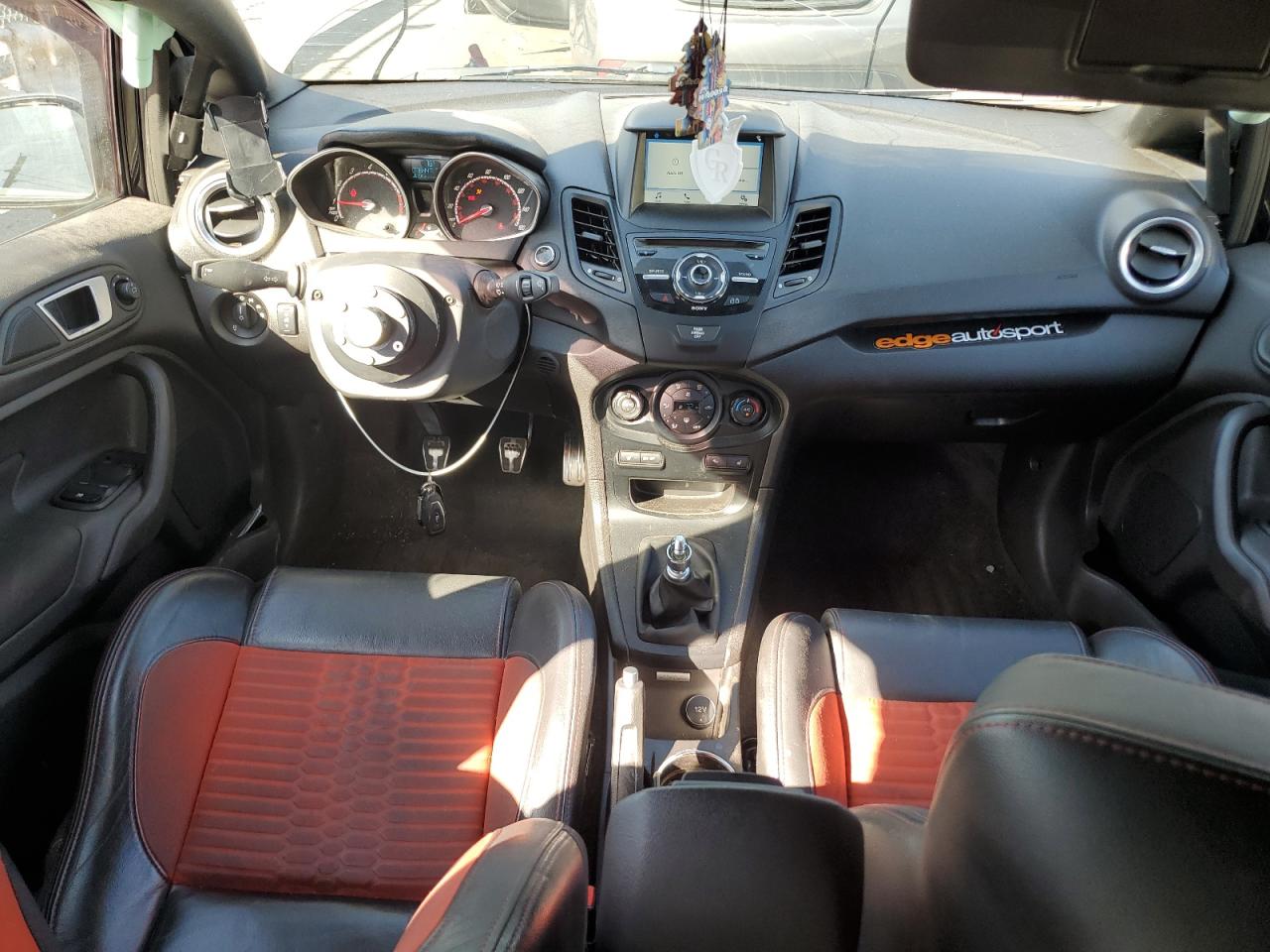 2017 Ford Fiesta VIN 3FADP4GX2HM163271 Copart auction photo, all over damage thumbnail 8