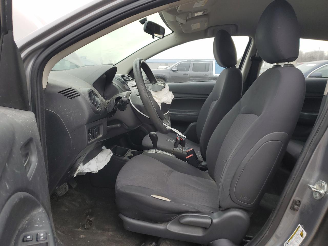 2017 Mitsubishi Mirage VIN ML32A3HJ1HH003929 Copart auction photo, front end / side damage thumbnail 7