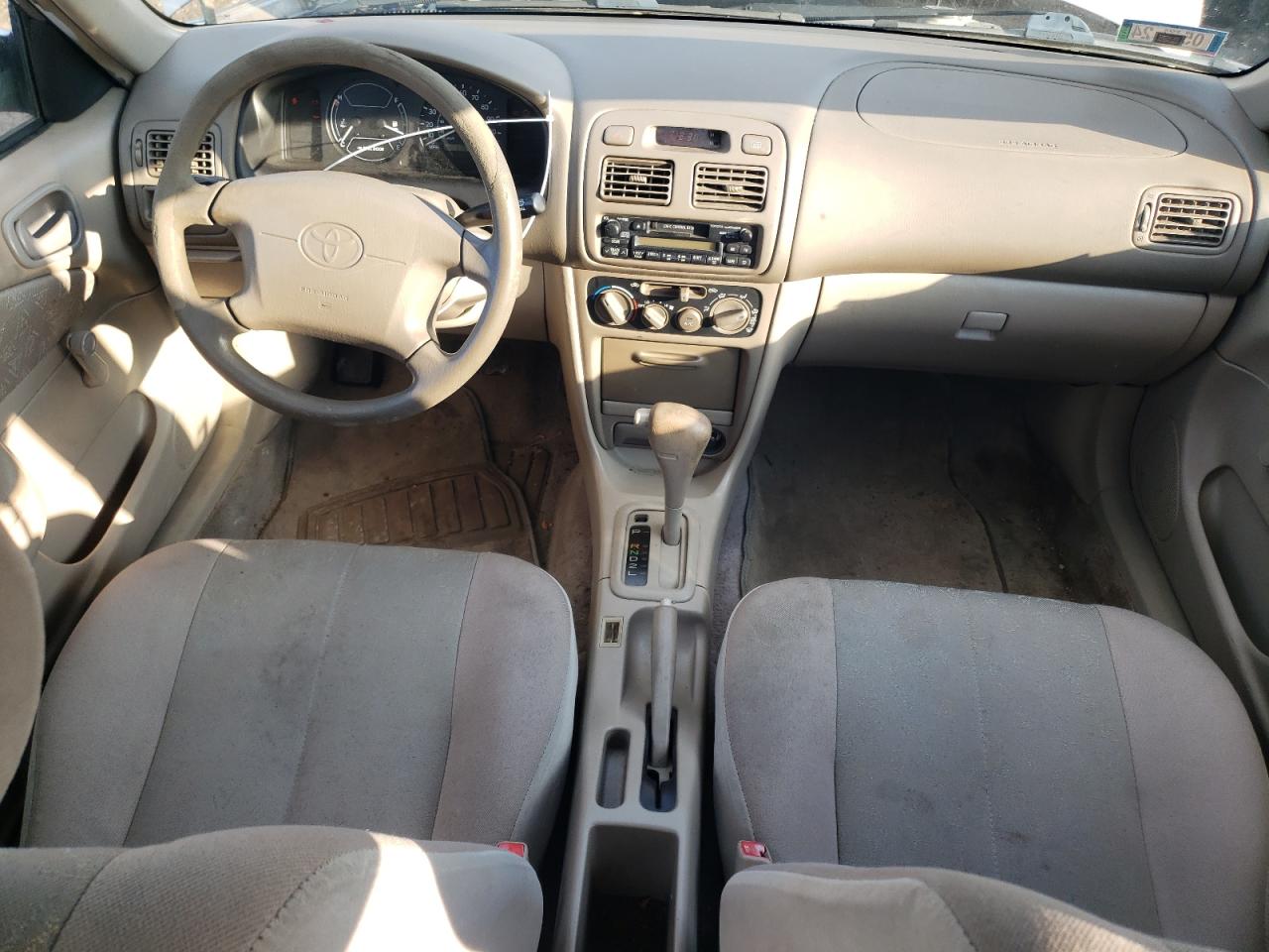 2000 Toyota Corolla VIN 2T1BR12E6YC368178 Copart auction photo, all over damage thumbnail 8