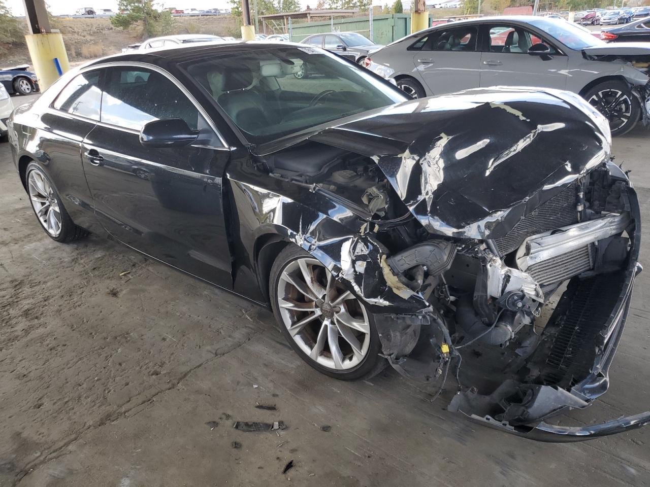 2013 Audi A5 VIN WAURFAFR9DA030354 Copart auction photo, front end damage thumbnail 4