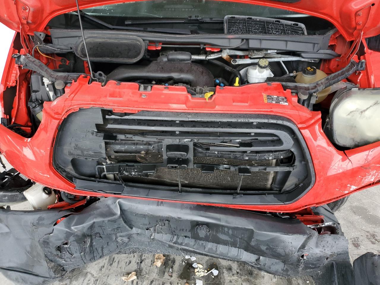 2016 Ford Transit VIN 1FTYR1ZM0GKA24513 Copart auction photo, front end / side damage thumbnail 12