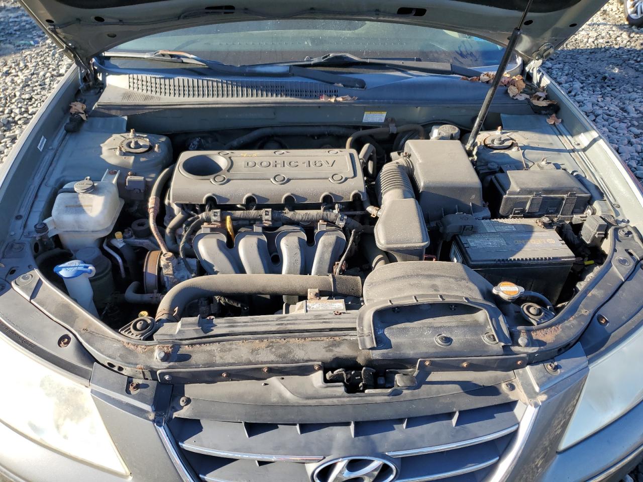2009 Hyundai Sonata VIN 5NPEU46C09H516331 Copart auction photo, top/roof damage thumbnail 11