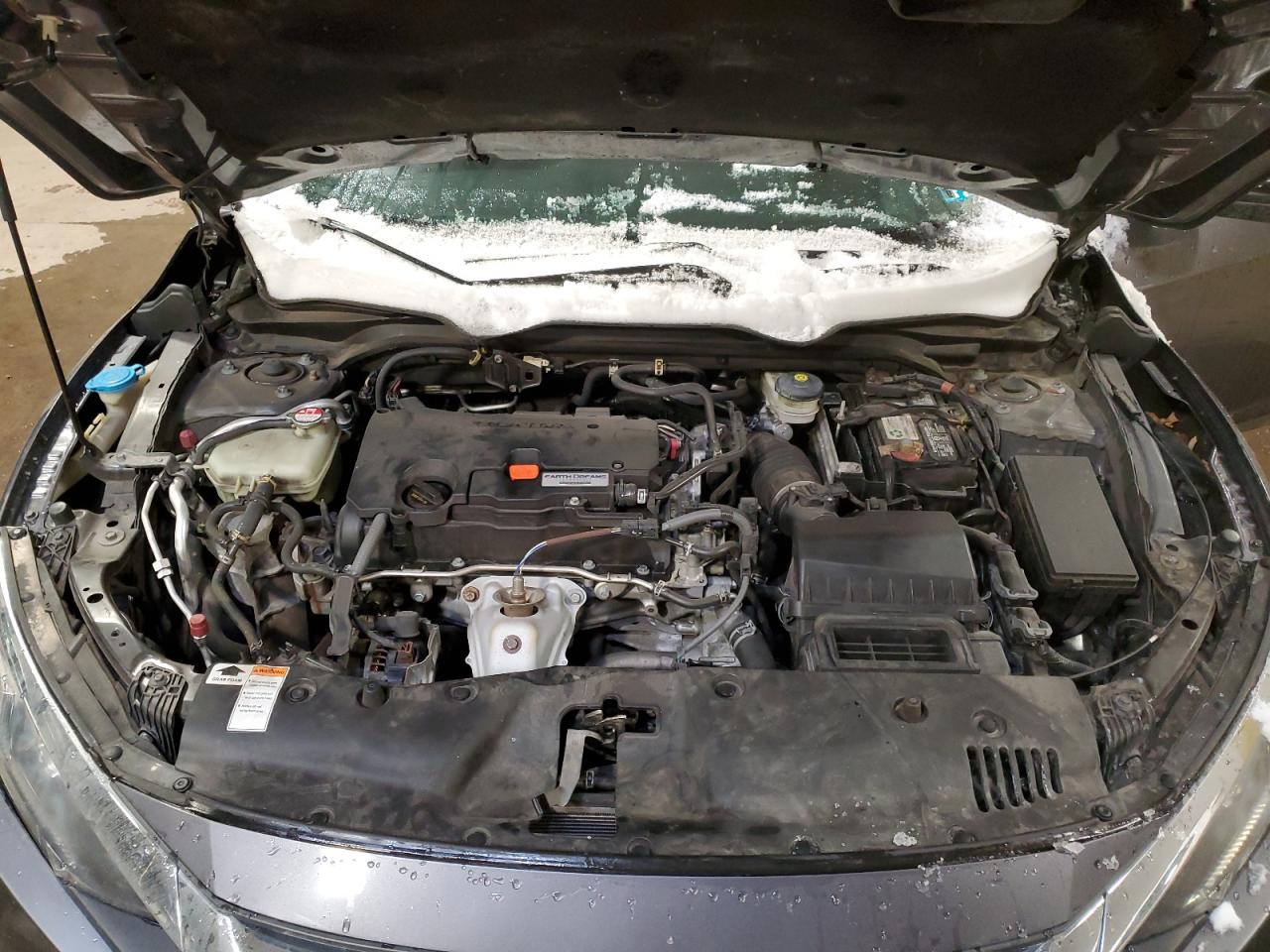 2016 Honda Civic VIN 2HGFC2F70GH538755 Copart auction photo, side / front end damage thumbnail 11