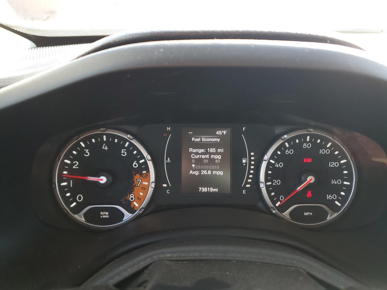 2015 Jeep Renegade VIN ZACCJBAH9FPB76865 Copart auction photo, front end damage thumbnail 9