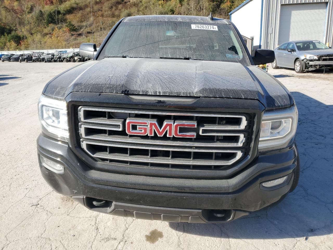 2017 GMC Sierra VIN 1GTV2LEC6HZ132871 Copart auction photo, front end / side damage thumbnail 5