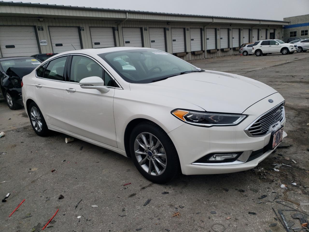 2017 Ford Fusion VIN 3FA6P0HD4HR365344 Copart auction photo, side damage thumbnail 4