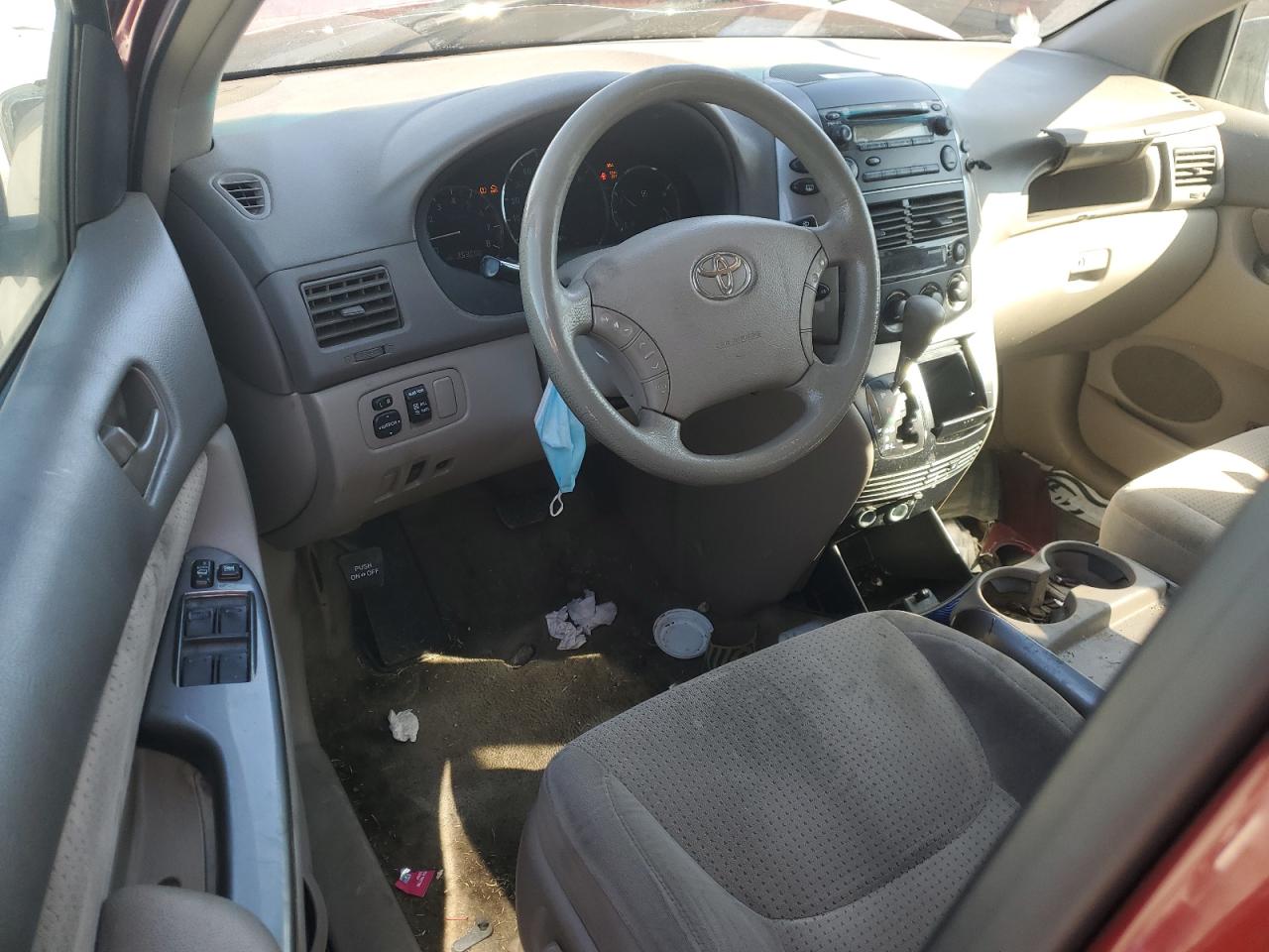2009 Toyota Sienna VIN 5TDZK23C89S233539 Copart auction photo, mechanical / front end damage thumbnail 8