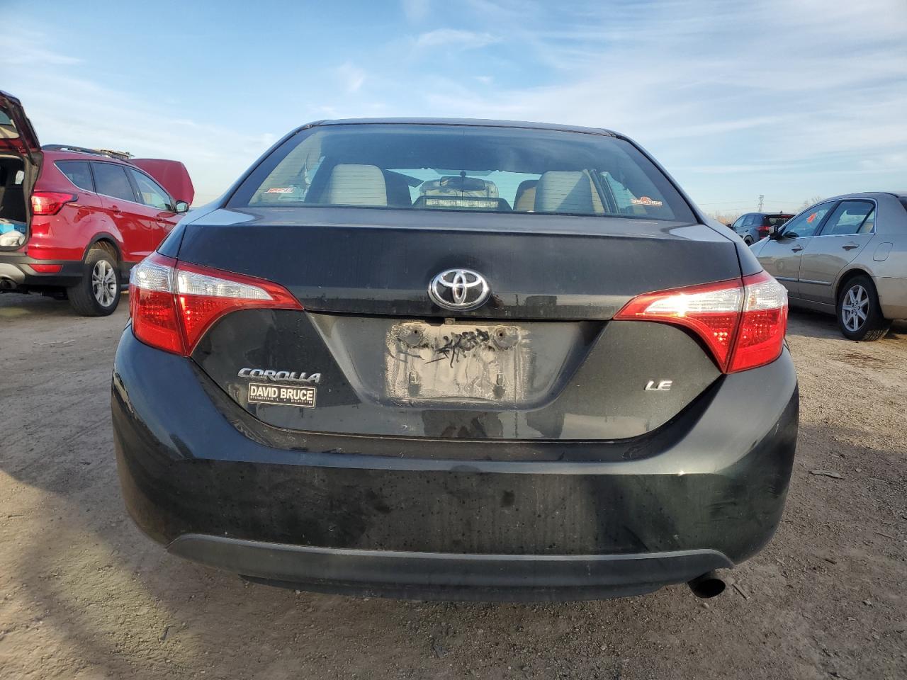 2016 Toyota Corolla VIN 2T1BURHE1GC555380 Copart auction photo, front end / minor dent/scratches damage thumbnail 6