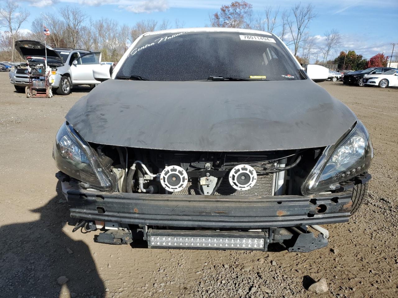 2015 Nissan Sentra VIN 3N1AB7AP4FY350512 Copart auction photo, front end damage thumbnail 5