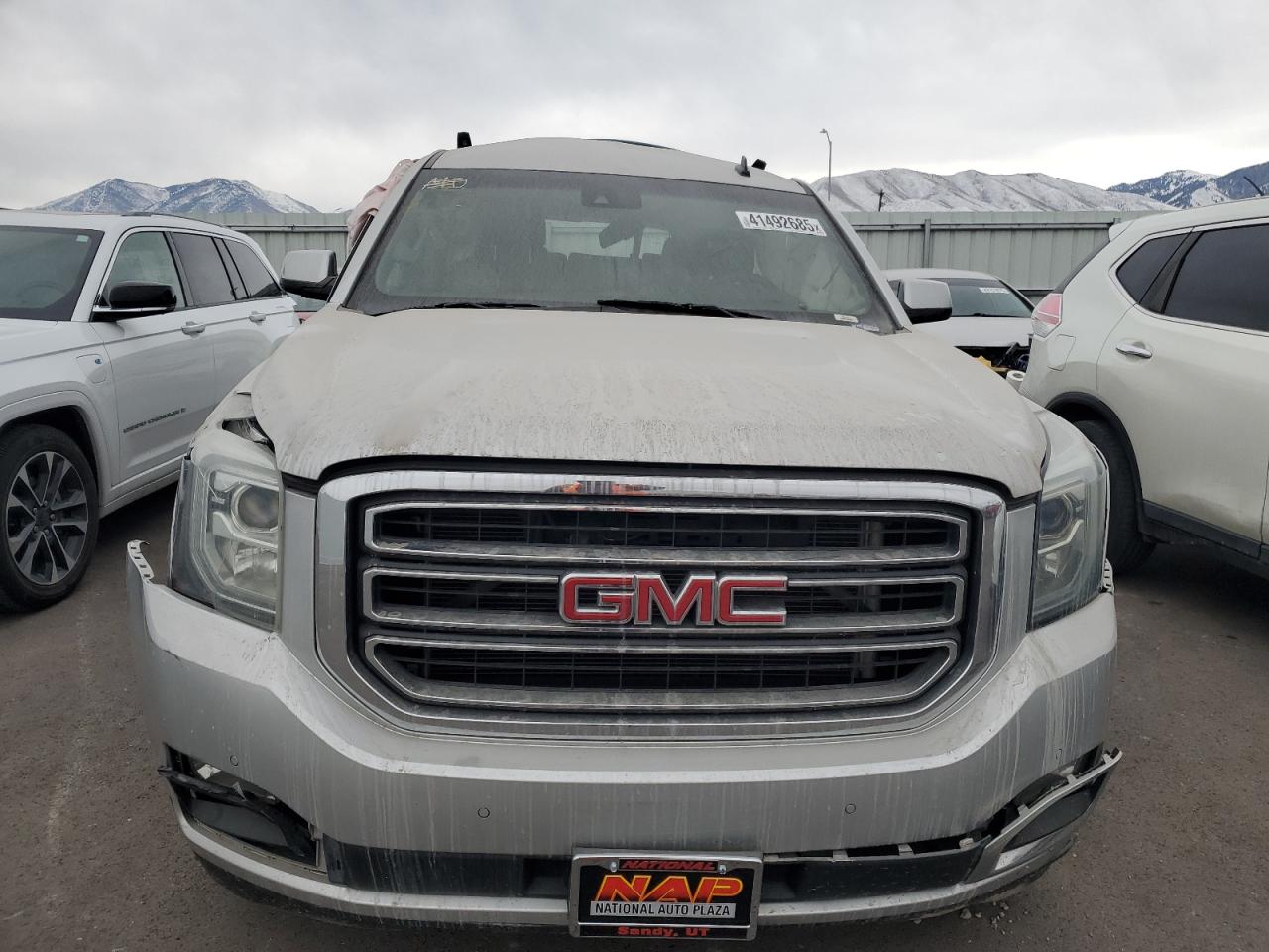 2015 GMC Yukon VIN 1GKS2BKC7FR222212 Copart auction photo, side damage thumbnail 5