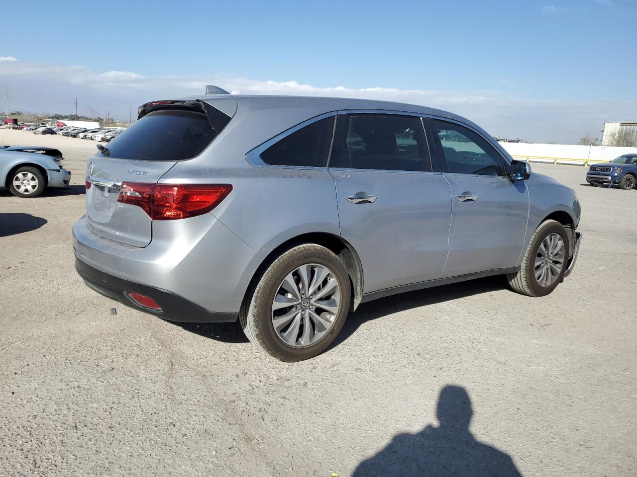 2016 Acura MDX VIN 5FRYD3H43GB015893 Copart auction photo, front end damage thumbnail 3